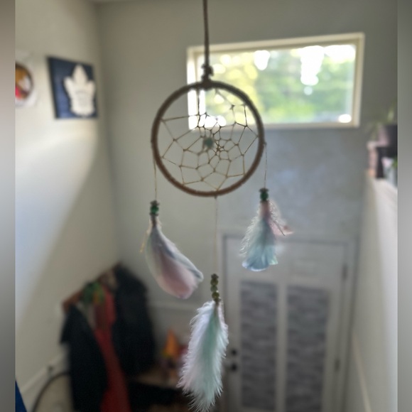 Handmade small size dream catcher - Picture 2 of 3